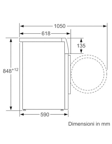 Bosch WAT24428IT lavatrice Caricamento frontale 8 kg 1200 Giri min Bianco