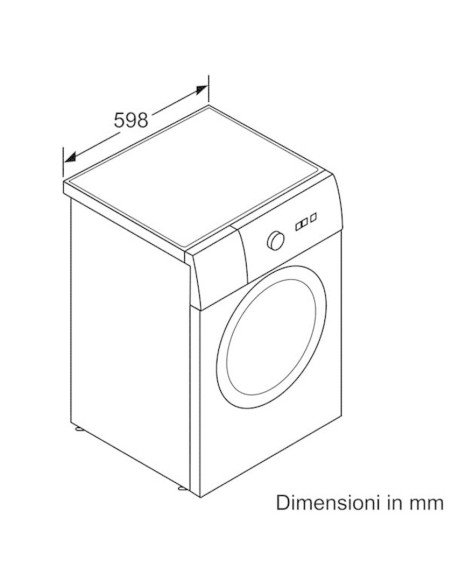 Bosch WAT24429IT lavatrice Caricamento frontale 9 kg 1200 Giri min Bianco