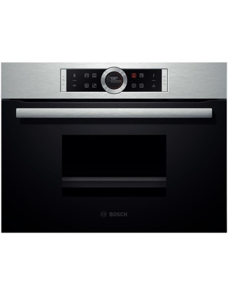 Bosch Serie 8 CDG634BS1 forno a vapore Piccola Acciaio inossidabile Touch