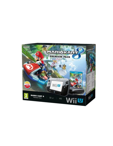 Nintendo Wii U  Premium Pack + Mario Kart 8 32 GB Wi-Fi Nero