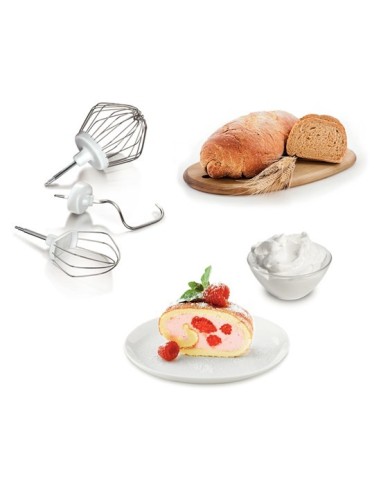 Bosch MUM54A00 robot da cucina 900 W 3,9 L Nero, Argento, Bianco