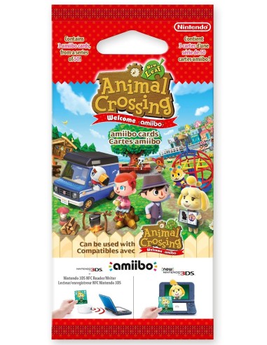 Nintendo Pack 3 Tarjetas AMiiBO Animal Crossing  New Leaf accessorio per videogioco Album e carte (kit)