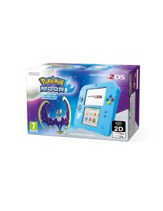 Nintendo 2DS + Pokémon Moon console da gioco portatile 8,97 cm (3.53") 1 GB Touch screen Wi-Fi Blu