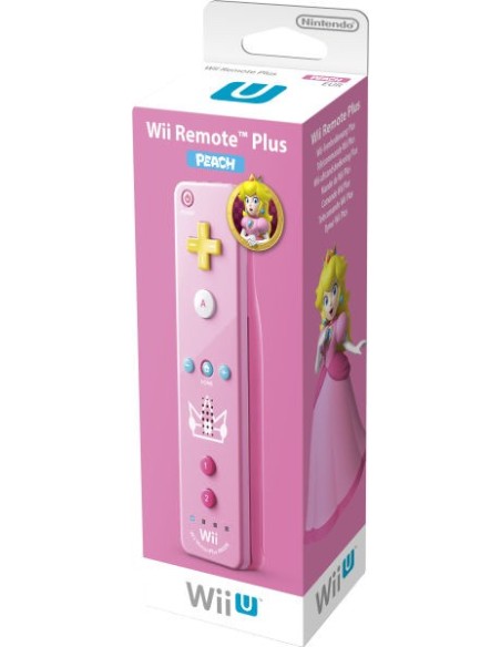 Nintendo Wii Remote Plus Peach telecomando Console da gioco, TV Pulsanti