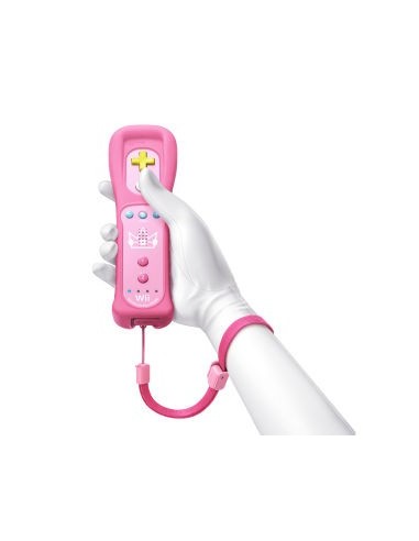 Nintendo Wii Remote Plus Peach telecomando Console da gioco, TV Pulsanti