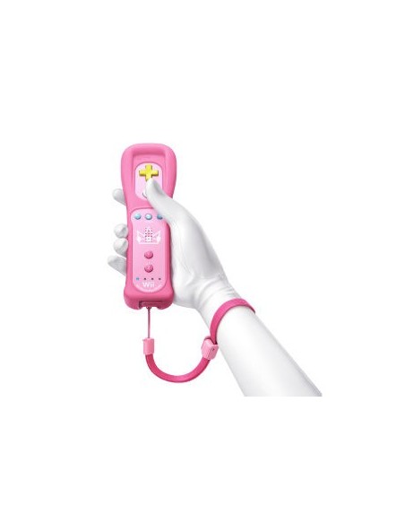 Nintendo Wii Remote Plus Peach telecomando Console da gioco, TV Pulsanti