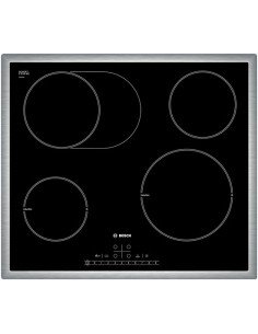 Bosch PIC645F17E piano cottura Nero Da incasso Combi 4 Fornello(i)