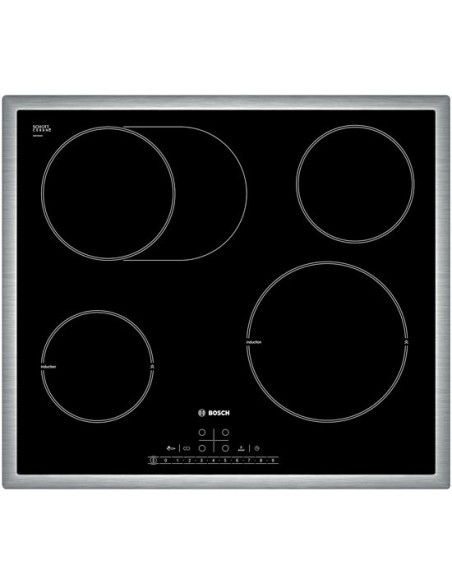 Bosch PIC645F17E piano cottura Nero Da incasso Combi 4 Fornello(i)