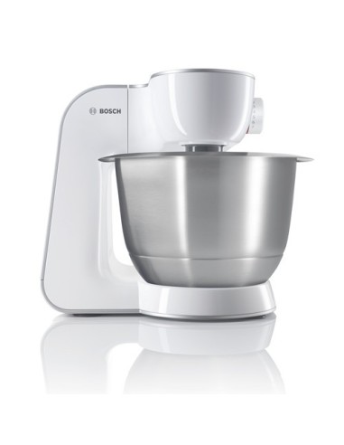 Bosch MUM54211 sbattitore Sbattitore con base 900 W Acciaio inossidabile, Bianco
