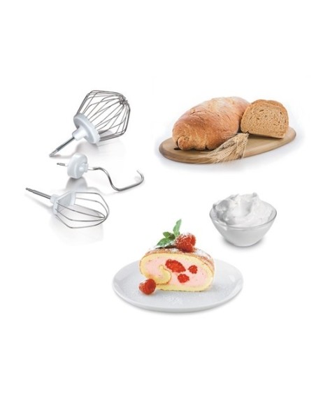 Bosch MUM54211 sbattitore Sbattitore con base 900 W Acciaio inossidabile, Bianco