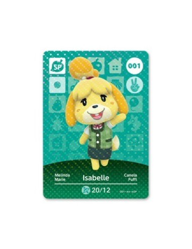 Nintendo Amiibo Carte Animal Crossing Serie 1 carte da gioco 3 pz