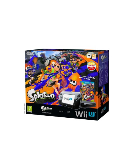 Nintendo Wii U + Splatoon 8 GB Wi-Fi Nero