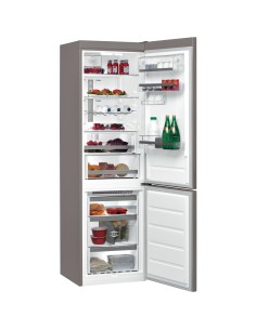 Whirlpool BSNF 8763 OX frigorifero con congelatore Libera installazione 312 L Acciaio inossidabile 2