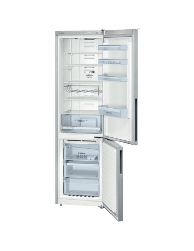Bosch KGN39VL21 frigorifero con congelatore Libera installazione 354 L Cromo, Metallico