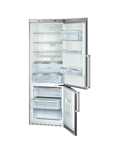 Bosch KGN49AC22 frigorifero con congelatore Libera installazione 389 L Nero, Argento