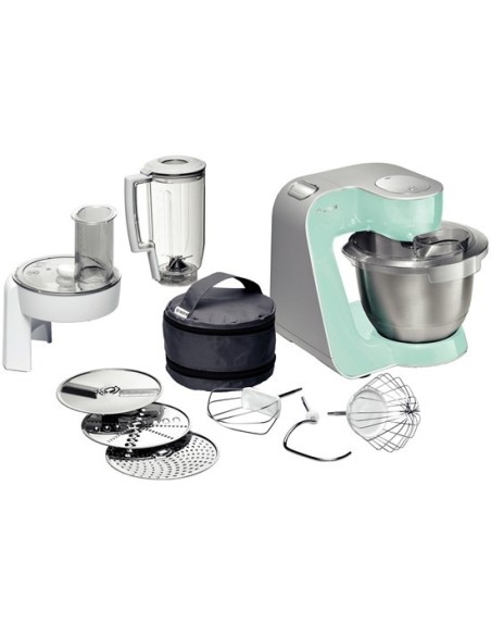 Bosch MUM54020 robot da cucina 900 W 3,9 L Argento, Turchese