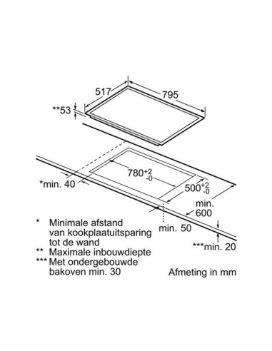 Bosch PIT845F17E piano cottura Nero Da incasso Piano cottura a induzione 4 Fornello(i)
