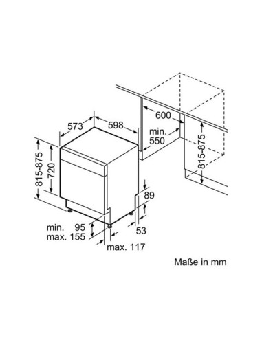 Bosch SMU69N45EU lavastoviglie Sottopiano 13 coperti