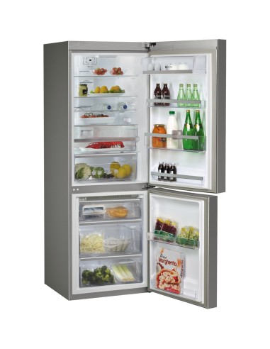 Whirlpool WBA43983 NFC IX frigorifero con congelatore Libera installazione 420 L Acciaio inossidabile