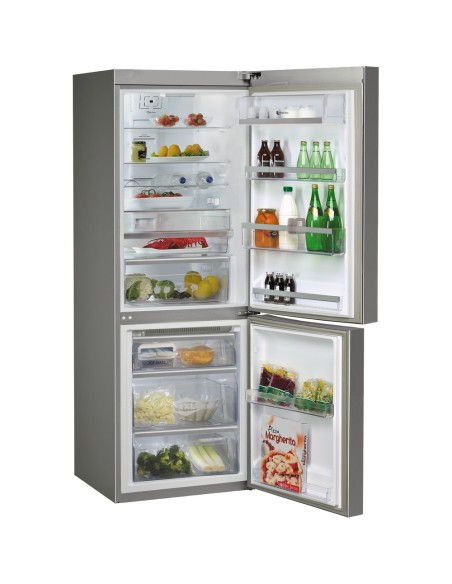 Whirlpool WBA43983 NFC IX frigorifero con congelatore Libera installazione 420 L Acciaio inossidabile