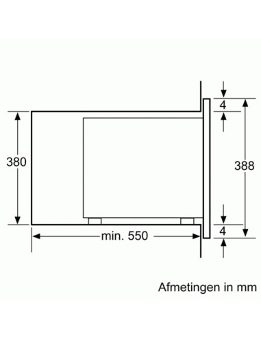 Bosch HMT84M651 forno a microonde Da incasso 25 L 900 W Acciaio inossidabile