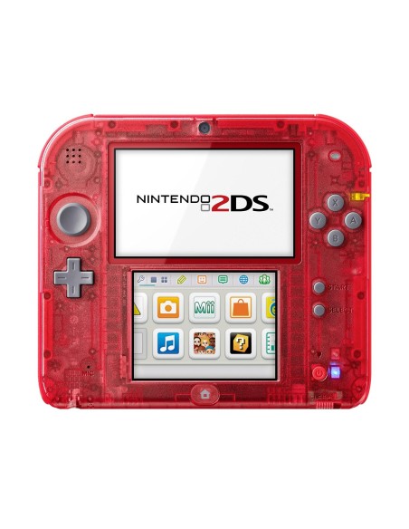 Nintendo 2DS console da gioco portatile 7,67 cm (3.02") Touch screen Wi-Fi Rosso, Trasparente