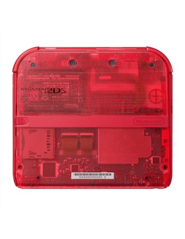 Nintendo 2DS console da gioco portatile 7,67 cm (3.02") Touch screen Wi-Fi Rosso, Trasparente