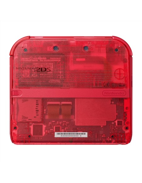 Nintendo 2DS console da gioco portatile 7,67 cm (3.02") Touch screen Wi-Fi Rosso, Trasparente
