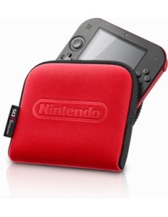 Nintendo 2211066 custodia per console portatile Cover Nero, Rosso