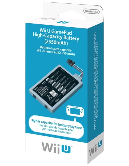 Nintendo Wii U GamePad Battery Pack Batteria per controller da gaming