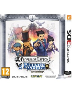 Nintendo Professor Layton Vs. Phoenix Wright  Ace Attorney, 3DS Standard Inglese, ITA Nintendo 3DS