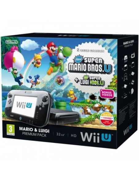 Nintendo Wii U Mario & Luigi  Premium Pack 32 GB Wi-Fi Nero