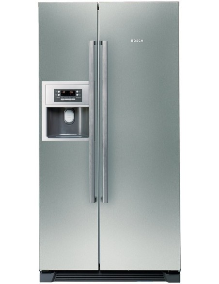 Bosch KAN58A75 frigorifero side-by-side Libera installazione 510 L Grigio, Acciaio inossidabile
