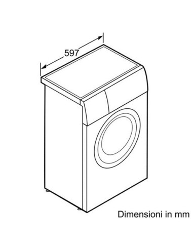 Bosch WLO20220IT lavatrice Caricamento frontale 6 kg 1000 Giri min Bianco
