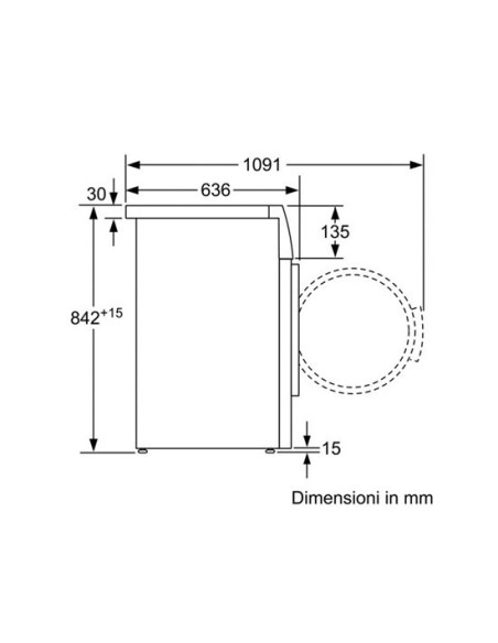 Bosch Maxx WTW86219II asciugatrice Libera installazione Caricamento frontale 9 kg A++ Bianco