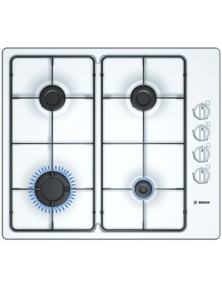 Bosch PBP612B80E piano cottura Bianco Da incasso Gas 4 Fornello(i)