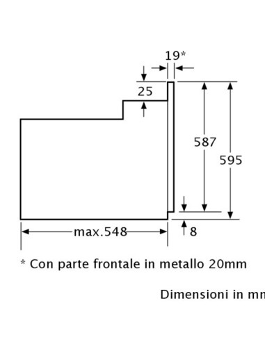 Bosch HBA21B222J forno 67 L A Bianco