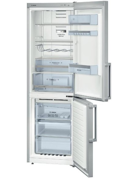 Bosch KGN36XL30 frigorifero con congelatore Libera installazione 320 L Acciaio inossidabile