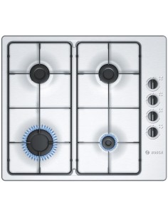 Bosch PBP615B81E piano cottura Acciaio inossidabile Da incasso Gas 4 Fornello(i)
