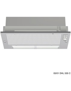 Bosch DHL535C cappa aspirante Integrato Argento 280 m³ h