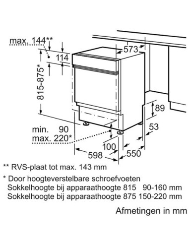Bosch SMV48M10EU lavastoviglie A scomparsa totale 14 coperti