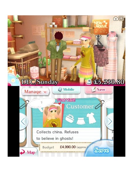 Nintendo New Style Boutique, 3DS Inglese Nintendo 3DS