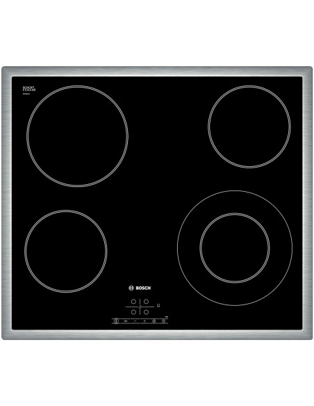 Bosch Serie 4 PKF645B17E piano cottura Nero Da incasso Ceramica 4 Fornello(i)