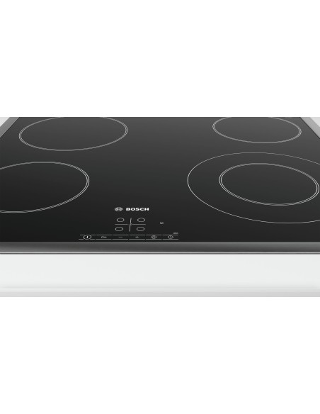 Bosch Serie 4 PKF645B17E piano cottura Nero Da incasso Ceramica 4 Fornello(i)