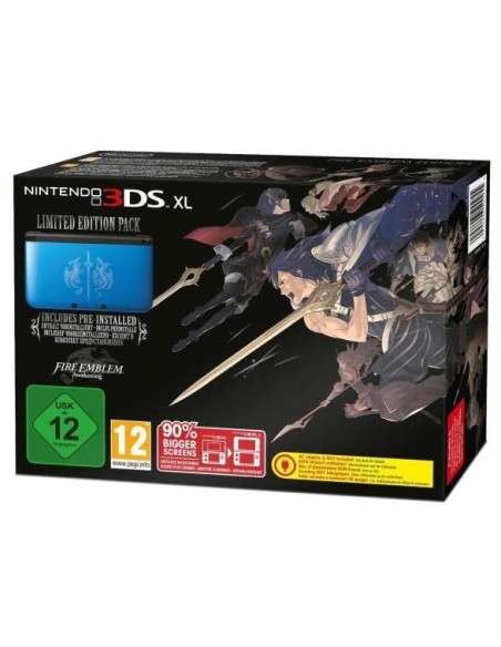 Nintendo 3DS XL + Fire Emblem  Awakening console da gioco portatile 12,4 cm (4.88") Touch screen Wi-Fi Blu