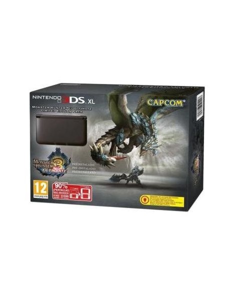 Nintendo 3DS XL + Monster Hunter 3  Ultimate console da gioco portatile 12,4 cm (4.88") Touch screen Wi-Fi Nero