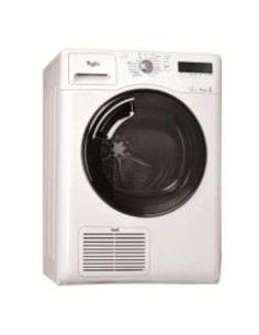 Whirlpool AZA-HP8040 asciugatrice Libera installazione Caricamento frontale 8 kg A Nero, Bianco