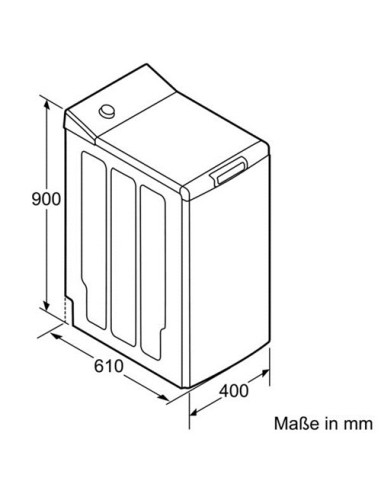 Bosch WOT24424IT lavatrice Caricamento dall'alto 6 kg 1200 Giri min Bianco