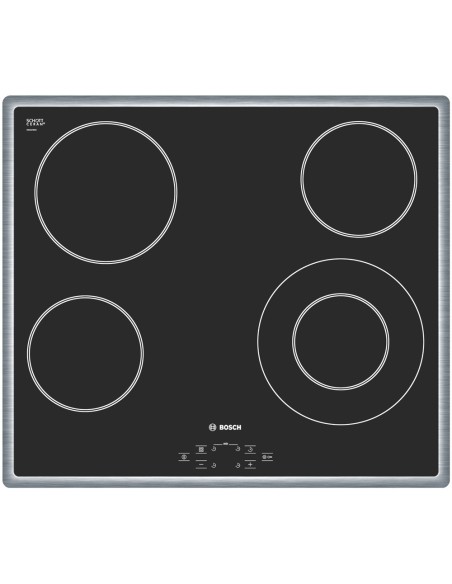 Bosch PKF645R14E piano cottura Nero Da incasso Ceramica 4 Fornello(i)