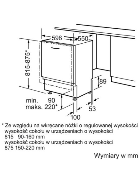 Bosch SMV50E70EU lavastoviglie A scomparsa totale 12 coperti